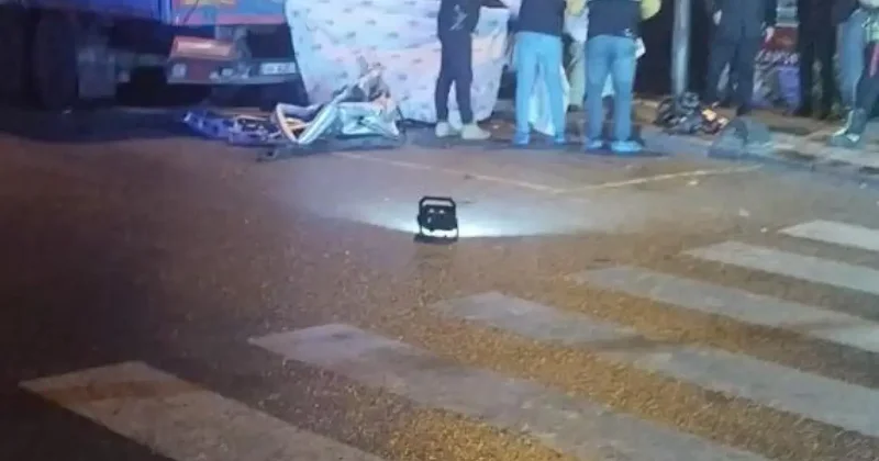 Dur ihtarına uymayan araç tıra arkadan çarptı: 1 ölü