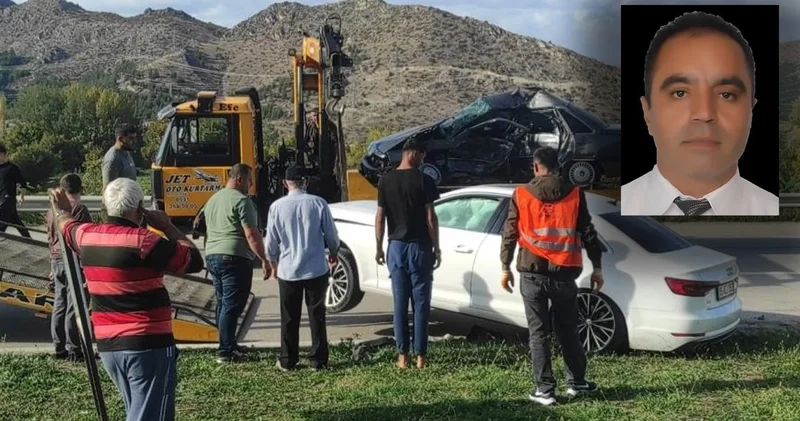 Amasya daki kazada ağır yaralanan polis memuru kurtarılamadı