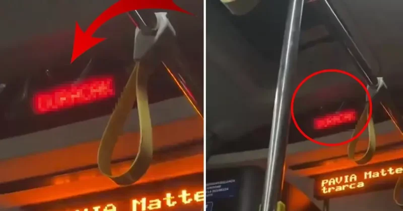 İtalya daki otobüste gördüğü yazı şaşkına çevirdi: Kafayı yedim galiba