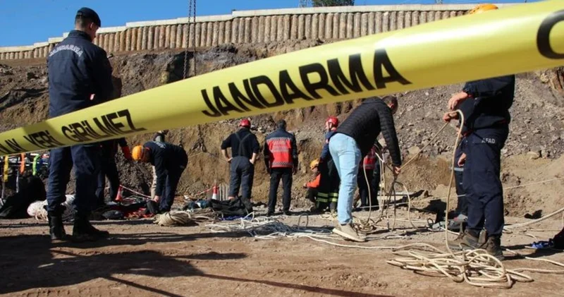 Yol yapımı sırasında kuyuya düştü! Son dakika haberleri