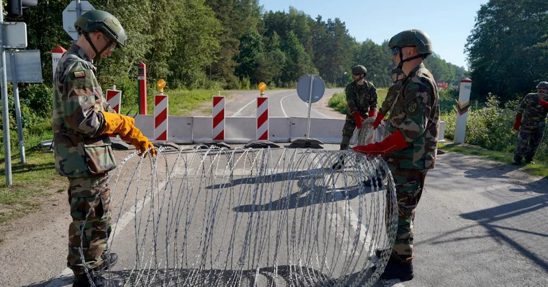 Litvanya, Belarus sınırını 1 aylığına kapatma kararı aldı