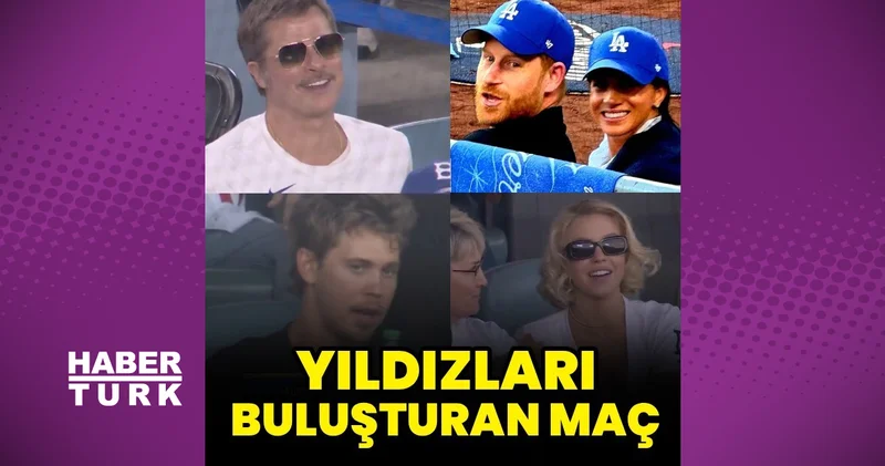 Ünlüleri buluşturan maç: Meghan Markle, Prens Harry, Brad Pitt, Sydney Sweeney beyzbol maçında magazin haberleri