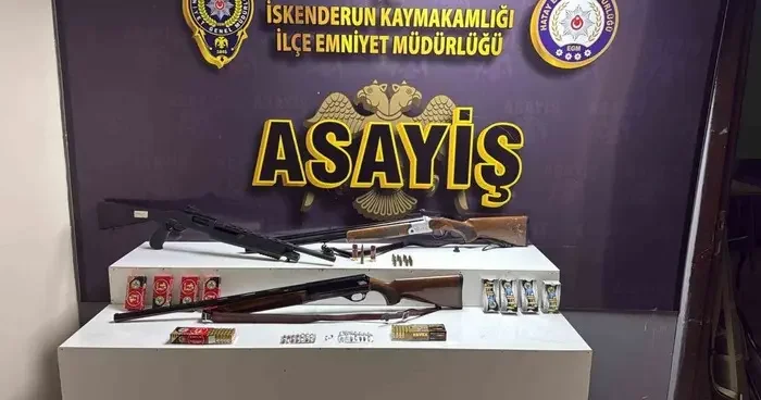 Hatay’da havaya rastgele ateş açan 4 kişi gözaltına alındı