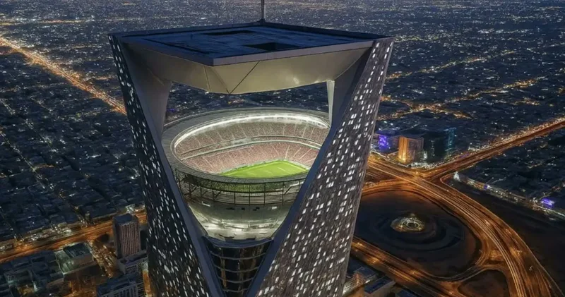 Gökyüzünde futbol heyecanı: Suudi Arabistan daki stadyum 2032 de taraftarları ağırlayacak