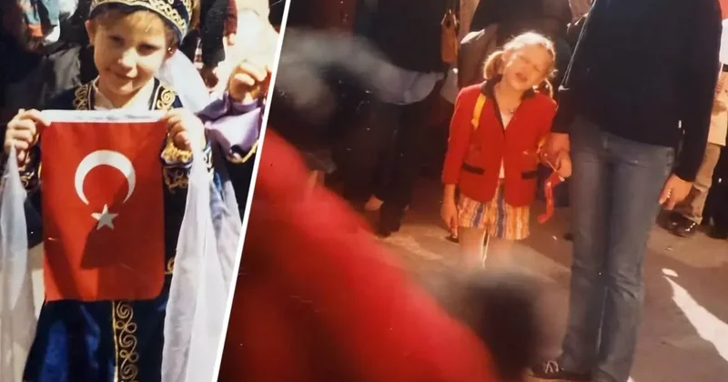 Onu şimdilerde bütün Türkiye tanıyor: Yaşasın Cumhuriyet notuyla çocukluk fotoğraflarını paylaştı