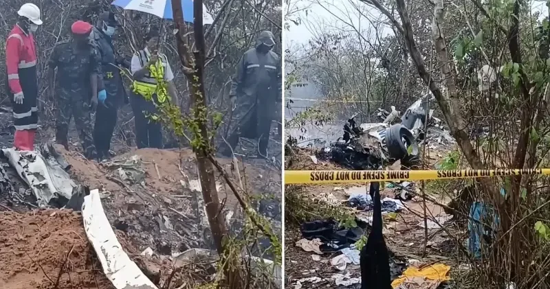 Kenya da bir uçağın düşmesi sonucu 11 kişi öldü Afrika Haberleri