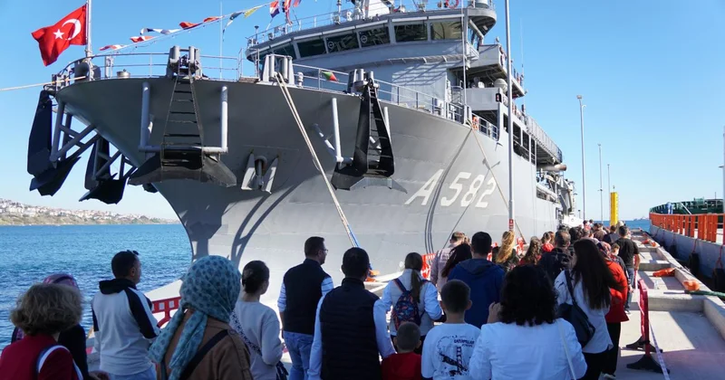 TCG Alemdar, Tekirdağ da ziyarete açıldı
