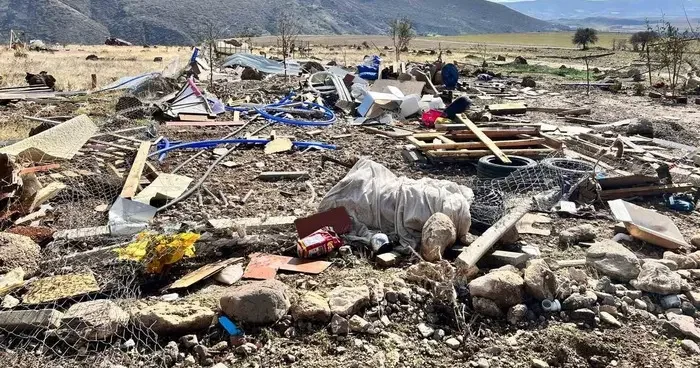 Ankara’da fırtınada hasar gören bölge görüntülendi