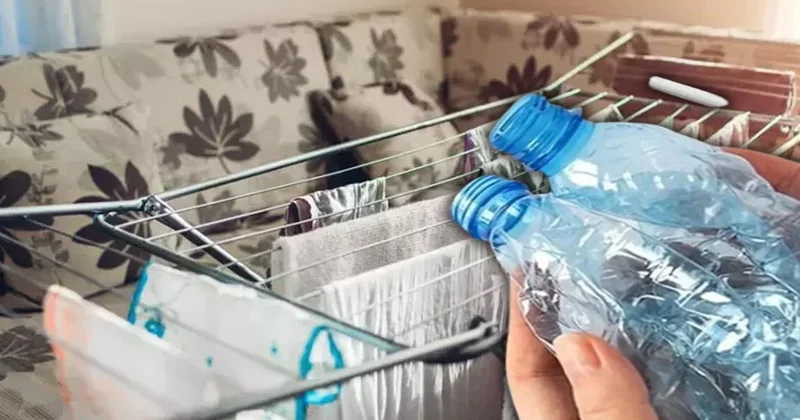 Kurutma makinesi veya kalorifer peteği değil: Bir pet şişe yetiyor, çamaşırlar jet hızında kuruyacak Sözcü Gazetesi