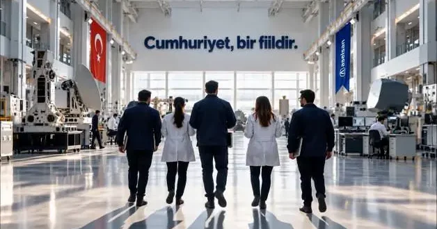 ASELSAN dan Cumhuriyet in 103. yılına özel vurgu: Cumhuriyet, bir fiildir