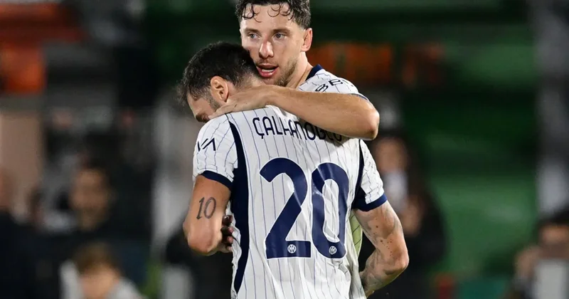 Hakan lı Inter den 2 dakikada 2 gol! Rahat kazandılar