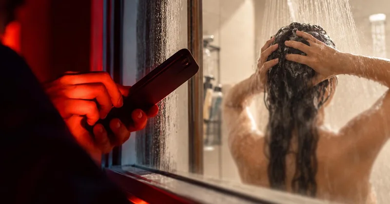Duş alırken pencereden uzatılan telefonu gördü! Sonrası daha da korkunç