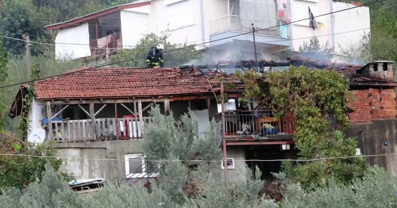 Manavgat ta iddiaya göre ev sahibi benzinle odun yakarken çıkan yangında yaralandı
