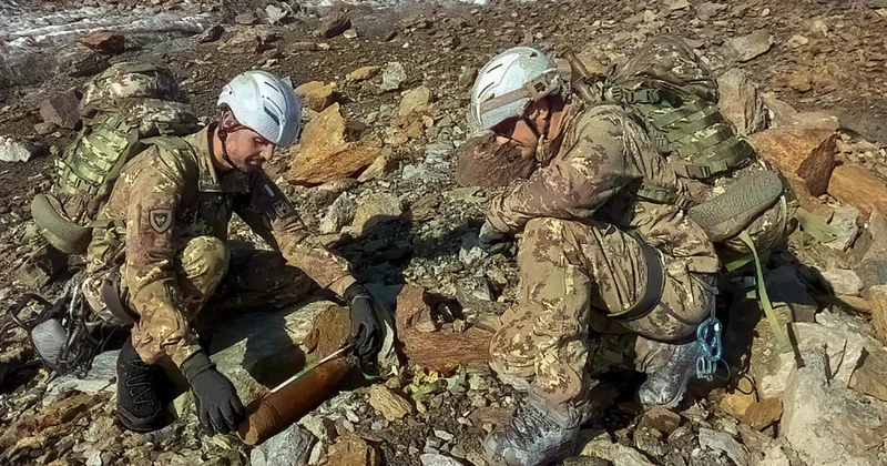 Buzullar eridi, altından Birinci Dünya Savaşı dönemine ait 250 mühimmat çıktı