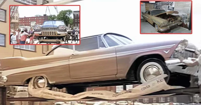 Yepyeni otomobili 50 yıl önce gömdüler, çıkarınca büyük şok yaşadılar Sözcü Gazetesi