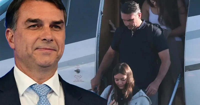 Yolsuzluk ve kara para aklama soruşturması sürerken Flavio Bolsonaro Miami ye geldi