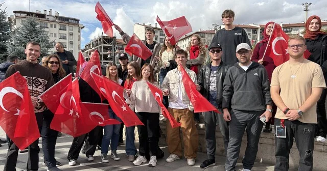 Cumhuriyet Bayramı coşkusuna yabancı öğrenciler de ortak oldu Sivas Haber Habertürk Yerel Haberler