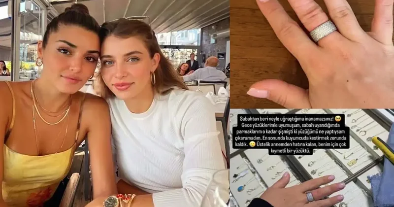 Karnı burnunda Gamze Erçel i üzen olay! Hemen kuyumcuya koştu
