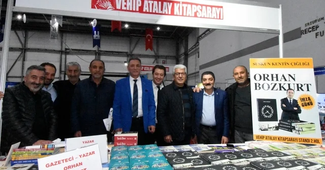 Orhan Bozkurt, Suskun Kentin Çığlığı ile okurlarıyla buluştu Erzurum Haberleri