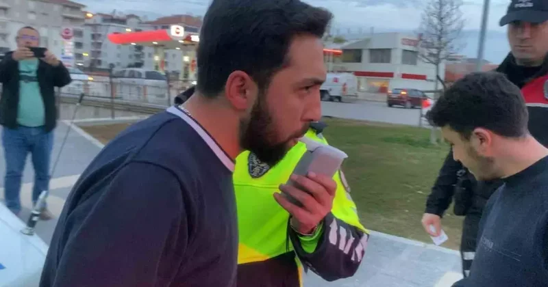 Alkollü sürücü emniyeti alarma geçirdi, ehliyetine el konuldu!