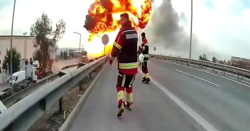 Mersin de Tanker Yangını: Büyük Facia Önlenildi