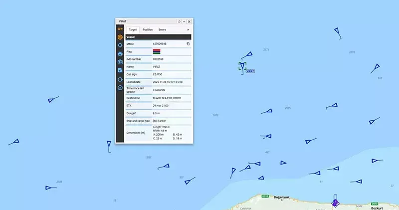 Denizcilik Genel Müdürlüğü: Karadeniz de VIRAT isimli tanker isabet aldı; 20 personelin durumu iyi