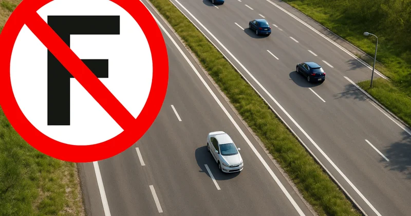 F harfli trafik levhası görenlerin kafasını karıştırdı: İşte anlamı Sözcü Gazetesi