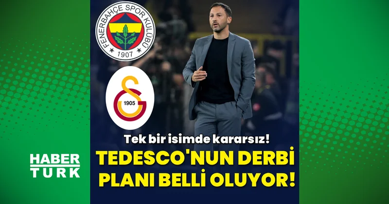 İşte Domenico Tedesco nun Galatasaray derbisi planı! Galatasaray Haberleri
