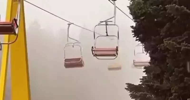 Uludağ a kar yağdı