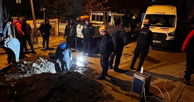 Erzurum da doğal gaz sızıntısı kenti alarma geçirdi: Önceki gün patlama olmuştu
