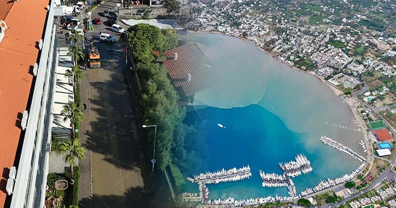 İzmir, Muğla ve Antalya yı sağanak vurdu; deniz karayla birleşti Sözcü Gazetesi