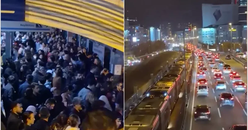 Mecidiyeköy de metrobüs arızası seferleri aksattı