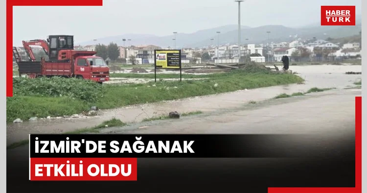 İzmir i sağanak vurdu
