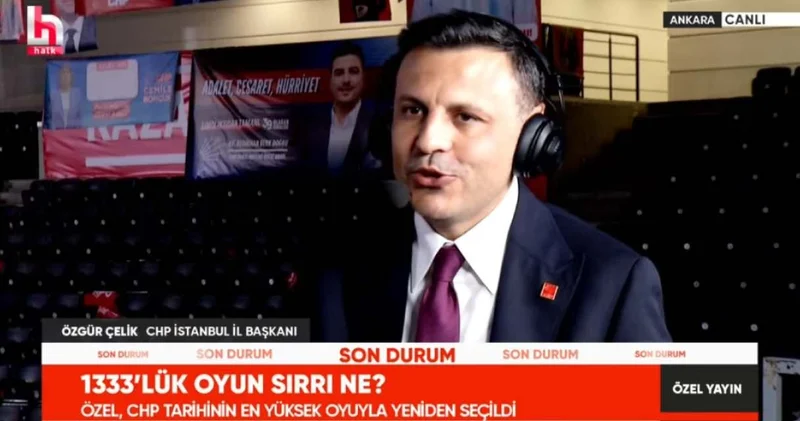 CHP İstanbul İl Başkanı Çelik: Bu nedenle CHP ye yargı kıskacı var!