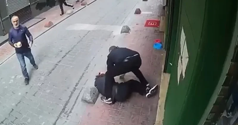 İstanbul da güvenlik görevlisi alkollü adamı öldüresiye darp etti! Polise gidip Adam dövdüm dedi!