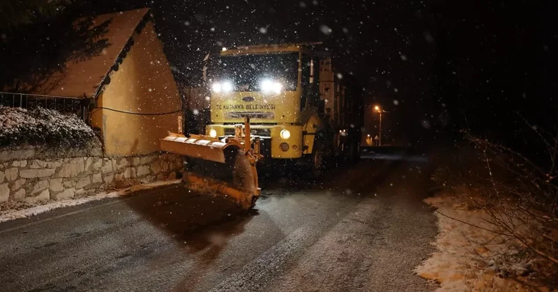 Kütahya Belediyesi kış mesaisine başladı
