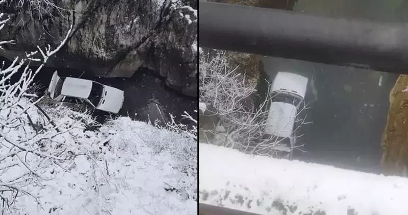 Diyarbakır da otomobil köprüden çaya düştü: 4 yaralı