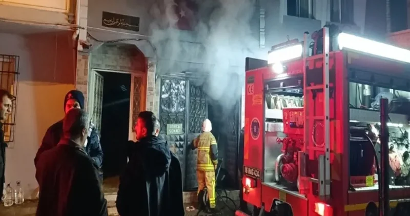 Bursa da apartman deposunda yangın: 1 yaralı