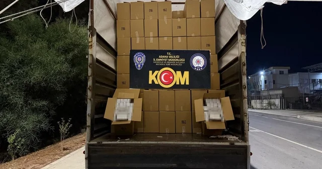 Adana da 7 milyon 820 bin TL lik makaron ele geçirildi: 4 tutuklama Adana Haberleri