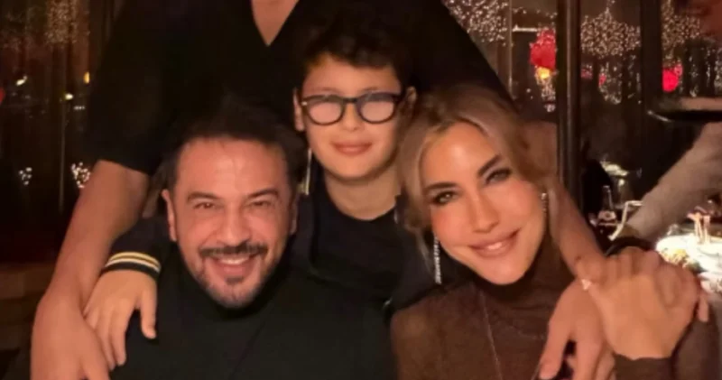 Çağla Şıkel ile Emre Altuğ çocukları Kuzey ve Uzay ile birlikte 2026 yı erken kutladı