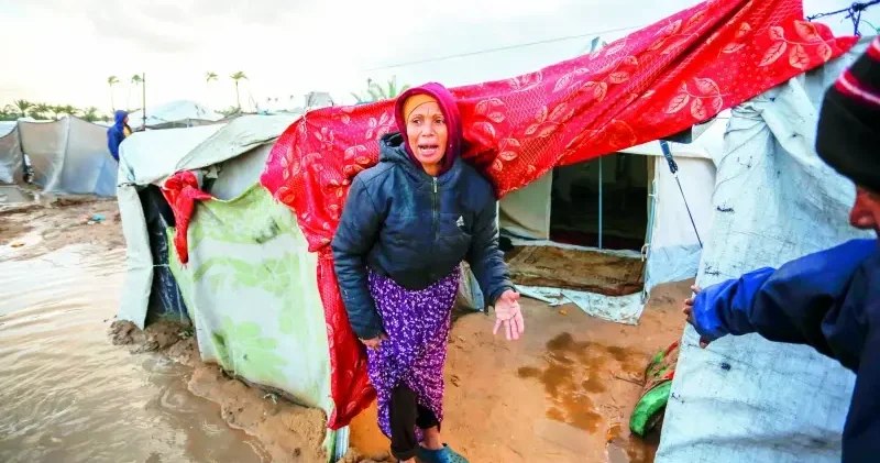 Bombalarla değil fırtınayla da mücadele ediyorlar Ortadoğu Haberleri
