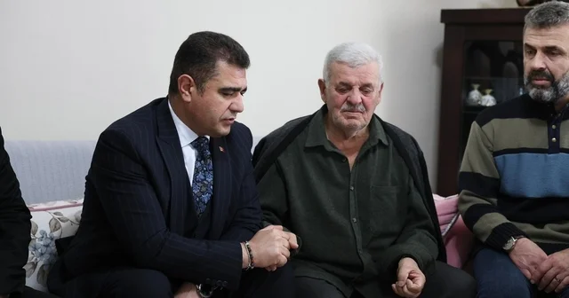 Vali Aslan şehit polis Turgut Külünk ün ailesini yalnız bırakmadı Düzce Haberleri