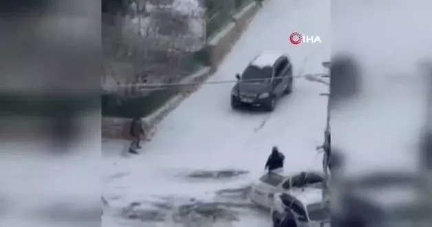 Malatya da kar yağışı trafik kazalarına neden oldu