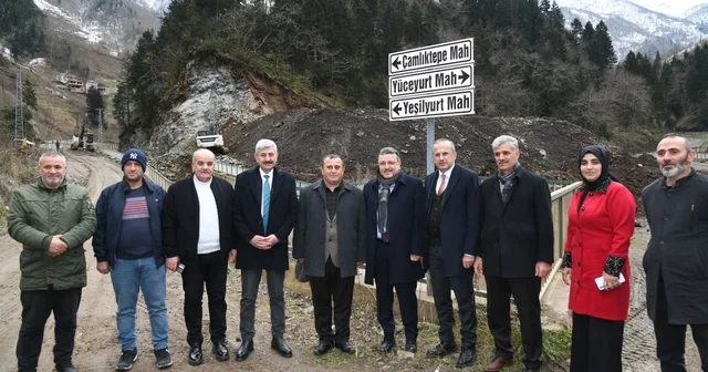 Başkan Genç, Çamlıktepe de afet bölgesini inceledi Trabzon Haberleri