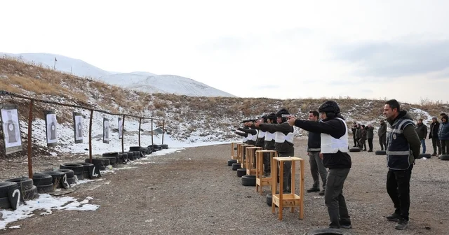 DKMP personeline silah kullanımı eğitimi Erzurum Haberleri