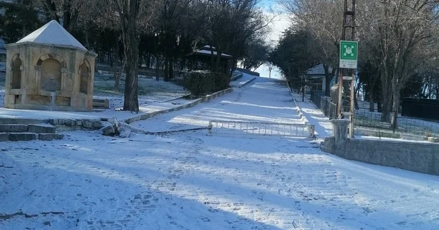 Karapınar da beklenen kar geldi Konya Haberleri
