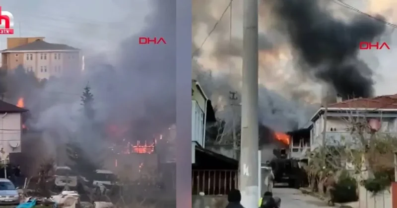 Mahalleli Yalova daki IŞİD in hücre evini ateşe verdi