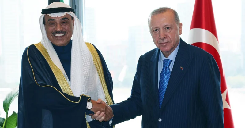 Cumhurbaşkanı Erdoğan, Kuveyt Veliaht Prensi ile görüştü