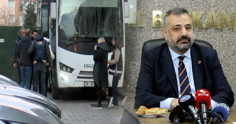 Son dakika! İzmir deki operasyonda eski İzmir il başkanı Şenol Aslanoğlu nun da aralarında olduğu 9 kişi adliyede