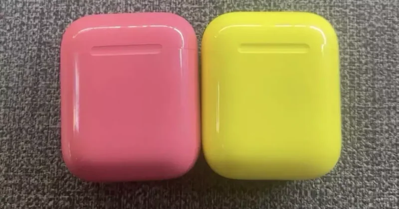 Meğer AirPods lar rengarenk olacakmış!